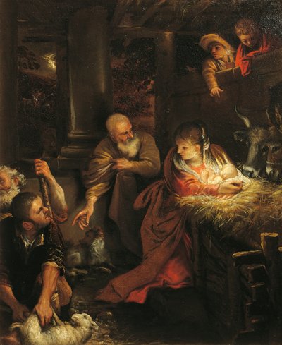 Adorazione dei pastori da Annibale (attr. to) Carracci