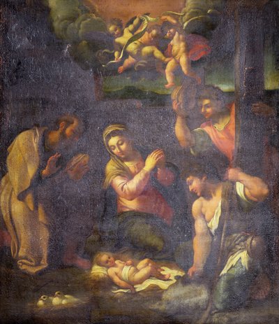 Adorazione dei pastori da Annibale (follower of) Carracci