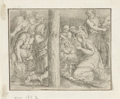 Adorazione dei pastori da Annibale Carracci