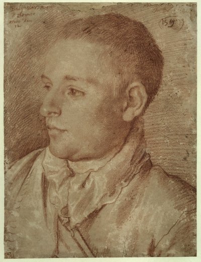 Carracci - Ritratto di Baldassare Aloisi, detto Galanino, 1589-1590 da Annibale Carracci