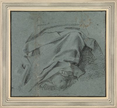 Carracci - Studio per il panneggio sulle gambe della Vergine per la pala dell