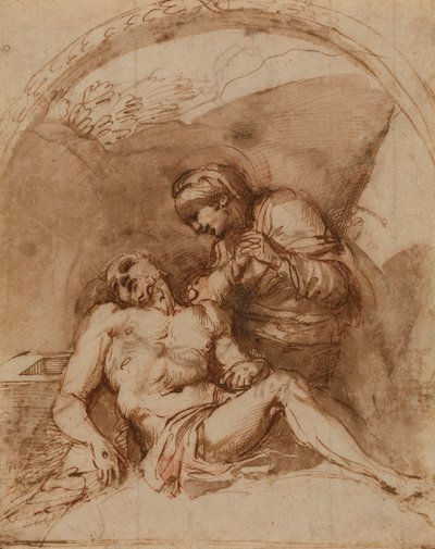 Carracci - r Pietà, RCIN 902169 da Annibale Carracci