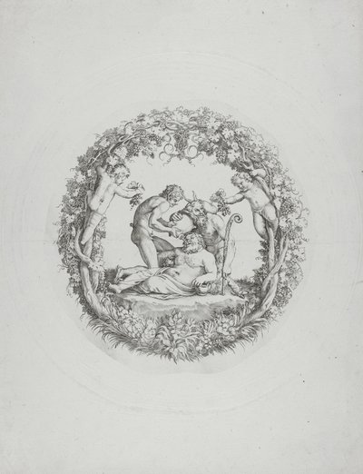 Silenus ubriaco (la "Tazza Farnese") da Annibale Carracci