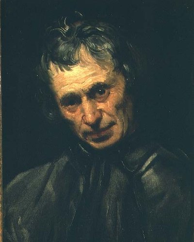 Testa di un Vecchio da Annibale Carracci