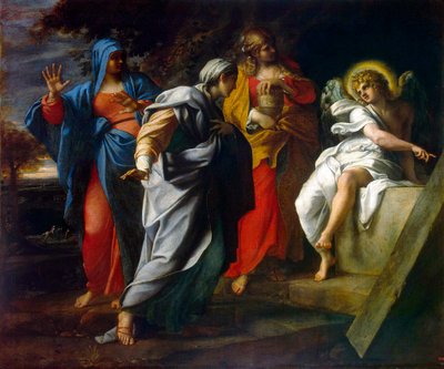 Sante donne al sepolcro di Cristo, seconda metà del XVI secolo da Annibale Carracci