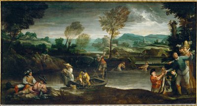 La peche - pesca, pendant al 40-08-05/41 ... da Annibale Carracci