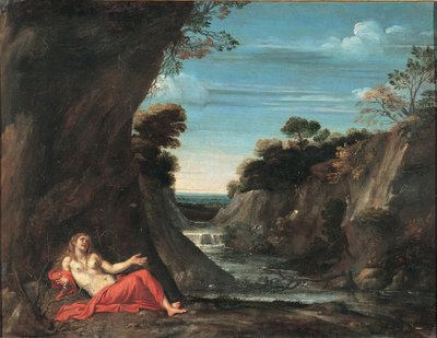 Paesaggio con la penitente Maddalena, tra il 1601 e il 1641 da Annibale Carracci
