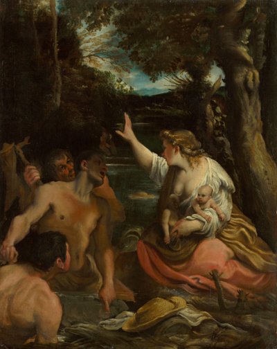 Latona e i contadini licii Latona protegge i suoi figli da Annibale Carracci