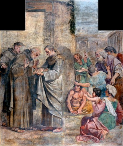 Il miracolo delle rose da Annibale Carracci