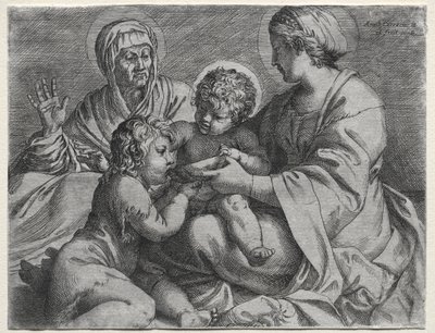 Madonna con la ciotola da Annibale Carracci