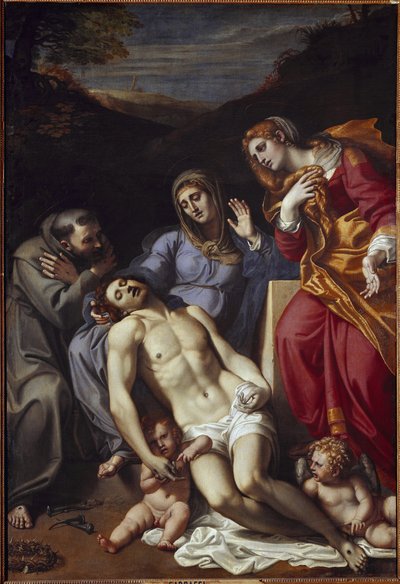 Pietà con Santa Maria Maddalena e San Francesco da Annibale Carracci