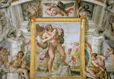 Polifemo e Aci (affresco) da Annibale Carracci