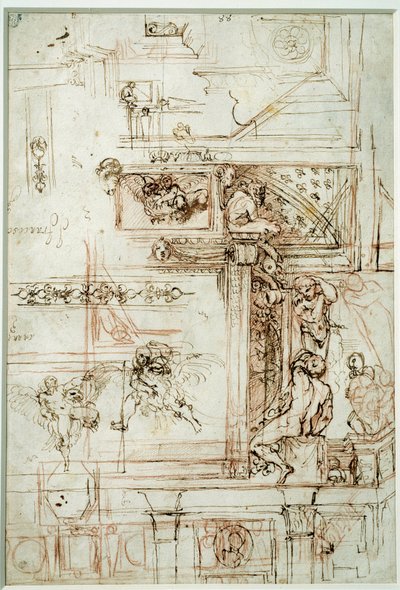 Progetto per la galleria Farnese da Annibale Carracci