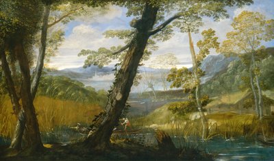 Paesaggio fluviale da Annibale Carracci