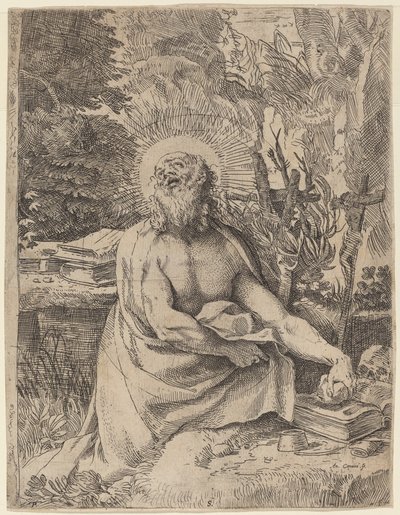 San Girolamo nel deserto da Annibale Carracci