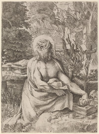 San Girolamo nel deserto da Annibale Carracci