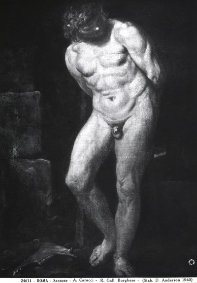 Sansone, c.1580-1609 da Annibale Carracci