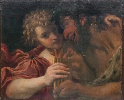 Satiro e pastore da Annibale Carracci