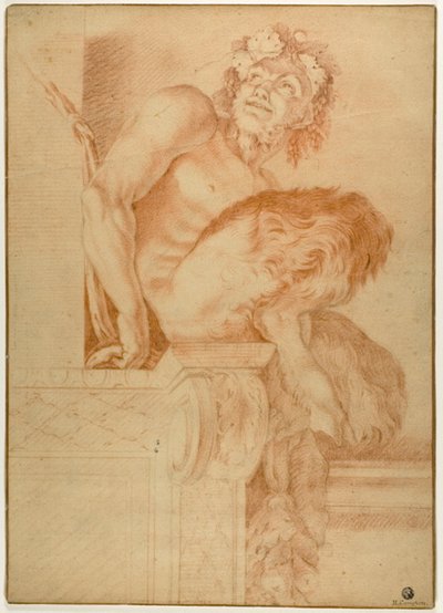 Satiro seduto da Annibale Carracci