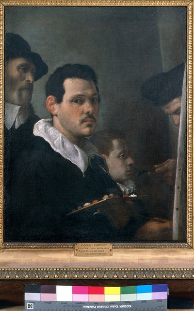 Autoritratto con altre figure, c.1593 da Annibale Carracci