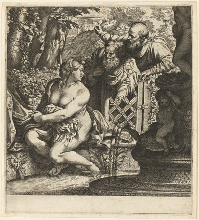 Susanna e i vecchioni da Annibale Carracci