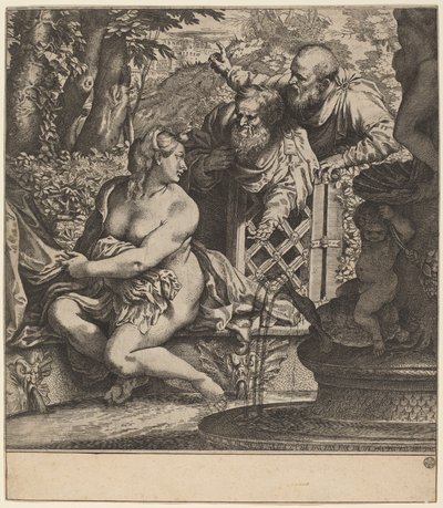 Susanna e i vecchioni da Annibale Carracci