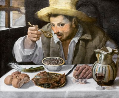 Il mangiatore di fagioli da Annibale Carracci
