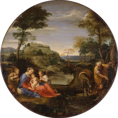 La Sacra Famiglia da Annibale Carracci