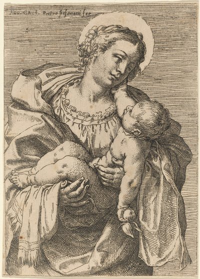 La Madonna e il Bambino con una Mela da Annibale Carracci