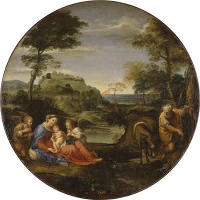 Il resto su La fuga in Egitto da Annibale Carracci