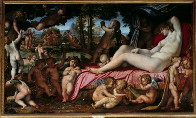 Il sonno di Venere da Annibale Carracci