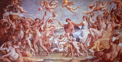 Il trionfo di Bacco e Arianna da Annibale Carracci