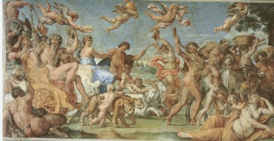 Il trionfo di Bacco e Arianna da Annibale Carracci