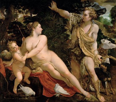 Venere e Adone da Annibale Carracci