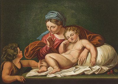 La Vergine, il Salvatore Bambino e San Giovanni da Annibale after Carracci