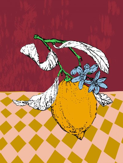 Natura morta con fiori di limone da Annick