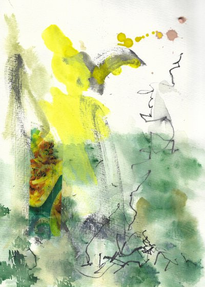 Giardino astratto e sereno da Annick