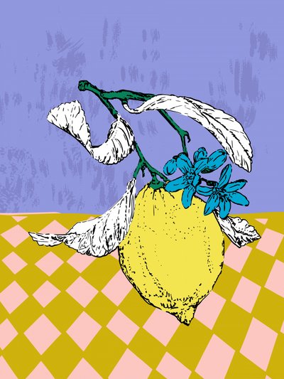 Fioritura di limoni dai colori vivaci da Annick
