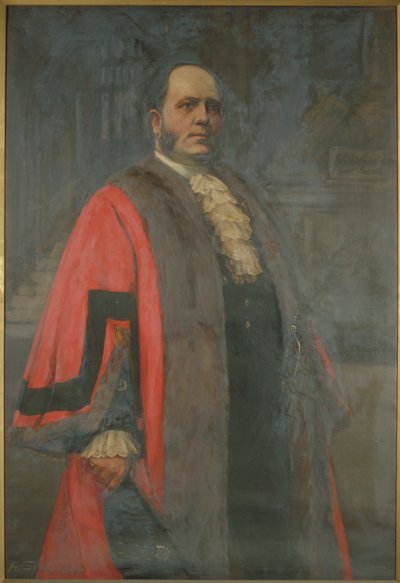Sir Thomas Vezey Strong, Lord Mayor, 1910 da Annie E Spong