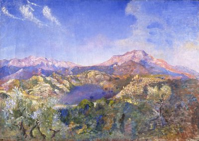 Paesaggio italiano da Annie Louisa Swynnerton