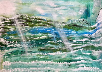 Onde di luce oceaniche da Annika Tiren