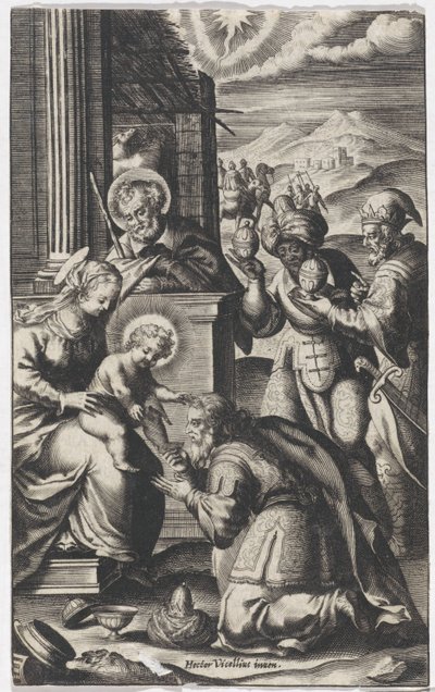 Adorazione dei Magi da Anonymous