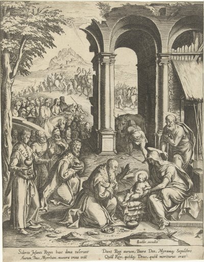 Adorazione dei Magi da Anonymous