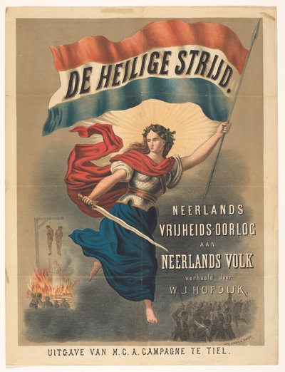 Manifesto per De Heilige Strijd di Willem Jacobszoon Hofdijk da Anonymous