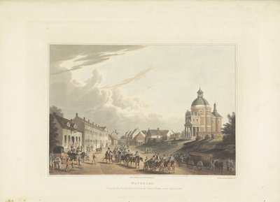 Trasporto dei cannoni francesi da Waterloo da Anonymous