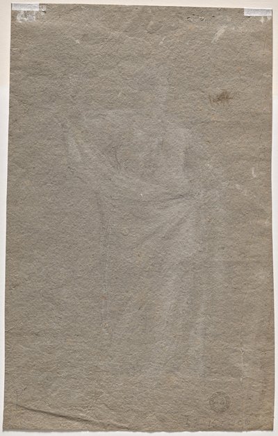 Allegorical Figure (verso) da Anonymous