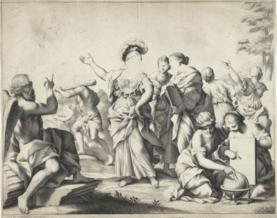 Allegoria con Minerva da Anonymous
