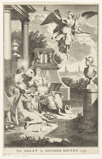 Allegoria di Delft (Descrizione di Delft) da Anonymous
