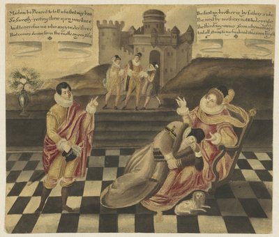 Ritratto di gruppo allegorico da Anonymous