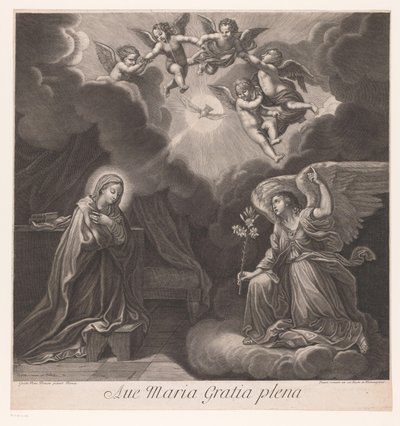 Annunciazione
Ave Maria Gratia plena (titolo sull